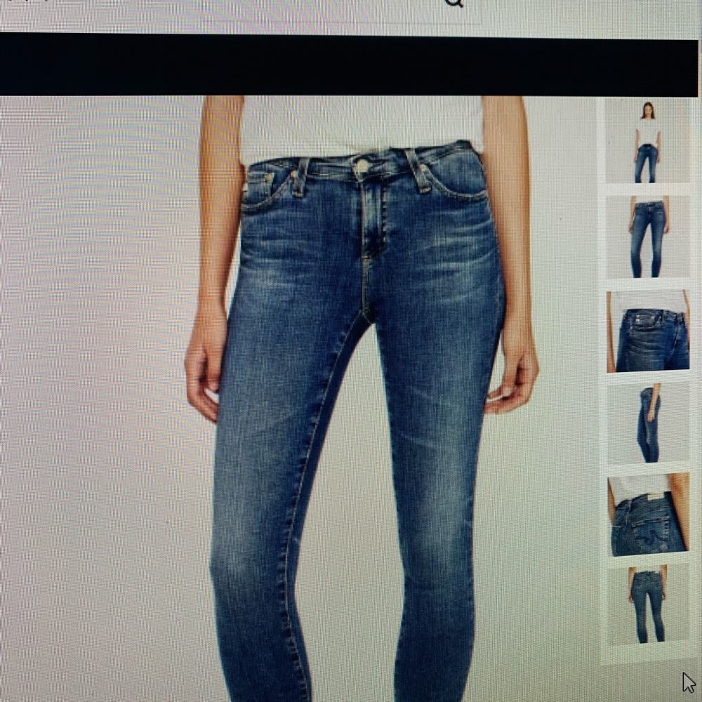 AG Skinny jeans , nice blue color.